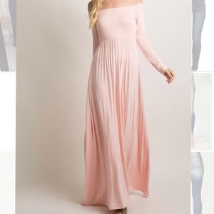 PinkB lush maxi dress